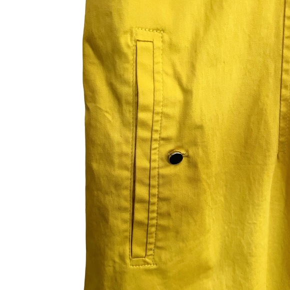 New York & Company Size 10 Yellow Cargo Dress - Picture 3 of 5
